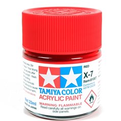 Tamiya X-7 Farba akrylowa GLOSS RED / 23ml