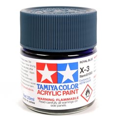 Tamiya X-3 Acrylic paint ROYAL BLUE / 23ml 