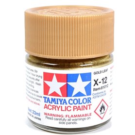 Tamiya X-12 Farba akrylowa GOLD LEAF / 23ml