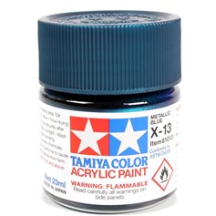 Tamiya X-13 Acrylic paint METALLIC BLUE / 23ml 