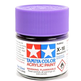 Tamiya X-16 Farba akrylowa PURPLE / 23ml