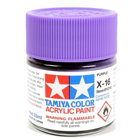 Tamiya X-16 Farba akrylowa PURPLE / 23ml