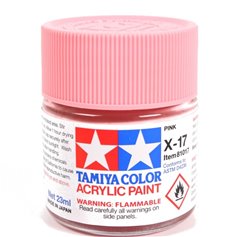 Tamiya X-17 Farba akrylowa PINK / 23ml