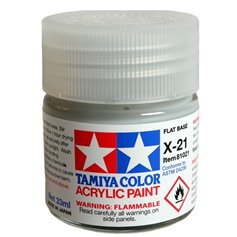 Tamiya X-21 Acrylic paint FLAT BASE / 23ml 