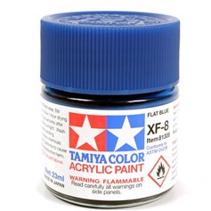 Tamiya XF-8 Acrylic paint FLAT BLUE - 23ml 