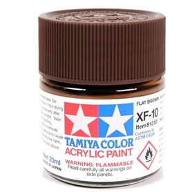 Tamiya XF-10 Acrylic paint FLAT BROWN - 23ml 