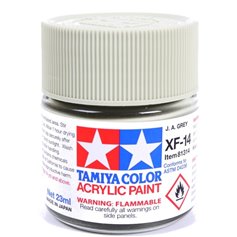 Tamiya XF-14 Acrylic paint J.A. GREY - 23ml 