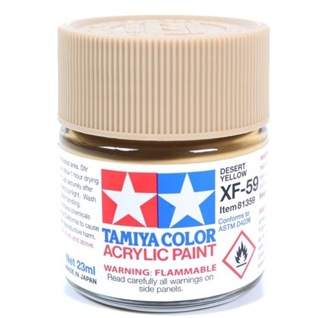 Tamiya XF-59 Acrylic paint DESERT YELLOW - 23ml 