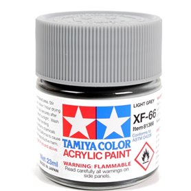 Tamiya XF-66 Acrylic paint LIGHT GREY - 23ml 