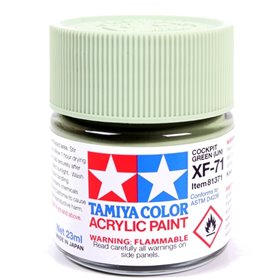 Tamiya XF-71 Acrylic paint COCKPIT GREEN - 23ml 