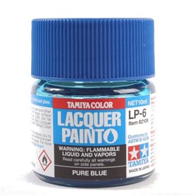 Tamiya LP-6 Lakier PURE BLUE - 10ml
