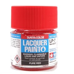 Tamiya LP-7 Lacquer paint PURE RED - 10ml 