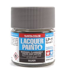 Tamiya LP-11 Lacquer paint SILVER - 10ml 
