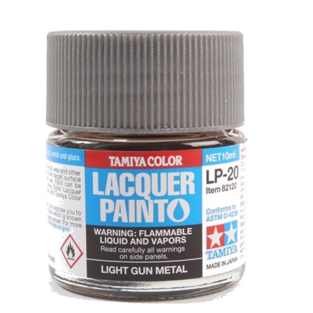 Tamiya LP-20 Lacquer paint LIGHT GUN METAL - 10ml 