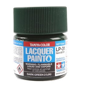 Tamiya LP-31 Lacquer paint DARK GREEN 2 IJN - 10ml 