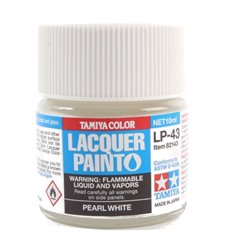 Tamiya LP-43 Lacquer paint PEARL WHITE - 10ml 