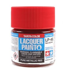 Tamiya LP-46 Lacquer paint PURE METALLIC RED - 10ml