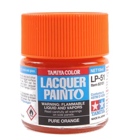 Tamiya LP-51 Lacquer paint PURE ORANGE - 10ml