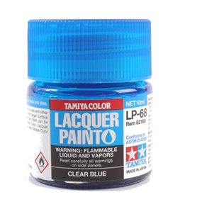 Tamiya LP-68 Lacquer CLEAR BLUE - 10ml