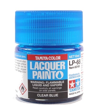 Tamiya LP-68 Lacquer CLEAR BLUE - 10ml