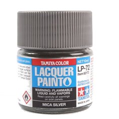 Tamiya LP-72 Lacquer paint MICA SILVER - 10ml 