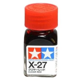 Tamiya X-27 Farba olejna CLEAR RED - 10ml