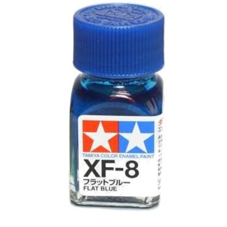 Tamiya XF-8 Enamel paint FLAT BLUE - 10ml 