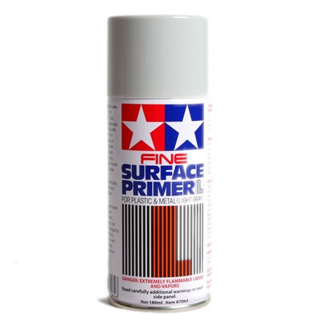 Tamiya SURFACE PRIMER Light grey spray primer - 180ml