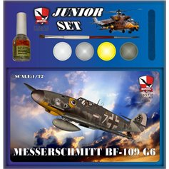 Big Model 1:72 Messerschmitt Bf-109 G-6 - JUNIOR SET - w/paints 