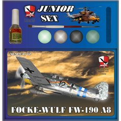 Big Model 1:72 Focke Wulf Fw-190 A-8 - JUNIOR SET - w/paints 