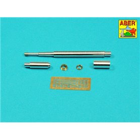 ABER 1:35 Metalowa lufa 105 mm M-68 W/THERMAL SHROUD do M60A3 dla Dragon / Takom / Tamiya
