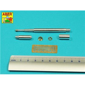 ABER 1:35 Metalowa lufa 105 mm M-68 W/THERMAL SHROUD do M60A3 dla Dragon / Takom / Tamiya