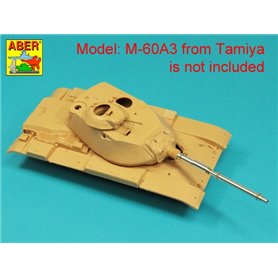 ABER 1:35 Metalowa lufa 105 mm M-68 W/THERMAL SHROUD do M60A3 dla Dragon / Takom / Tamiya