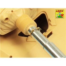 ABER 1:35 Metalowa lufa 105 mm M-68 W/THERMAL SHROUD do M60A3 dla Dragon / Takom / Tamiya