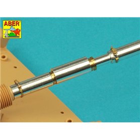 ABER 1:35 Metalowa lufa 105 mm M-68 W/THERMAL SHROUD do M60A3 dla Dragon / Takom / Tamiya