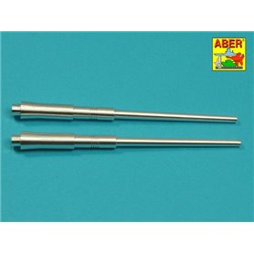 ABER 1:35 Metalowa lufa 88mm do Flakzwilling Flakpanzer E-100 dla Amusing Hobby
