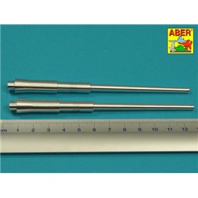 ABER 1:35 Metalowa lufa 88mm do Flakzwilling Flakpanzer E-100 dla Amusing Hobby