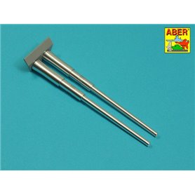 ABER 1:35 Metalowa lufa 88mm do Flakzwilling Flakpanzer E-100 dla Amusing Hobby