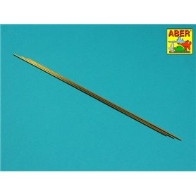 ABER Rurki mosiężne 2.0mm x 0.3mm x 245mm - 3szt.