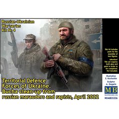 MB 1:35 RUSSIAN-UKRAINIAN WAR SERIES NO.4 - TERRITORIAL DFENCE FORCES OF UKRAINE - CLEAN-UP FROM RUSSIAN MARUDERS AND RAPISTS 