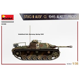 Mini Art 1:35 Sturmgeschutz StuG.III Ausf.G - 1945 ALKETT PRODUCTIONProd.