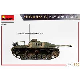 Mini Art 1:35 Sturmgeschutz StuG.III Ausf.G - 1945 ALKETT PRODUCTIONProd.