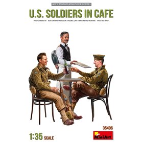 Mini Art 1:35 US SOLDIERS IN CAFE