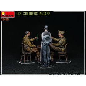 Mini Art 35406 U.S. Soldiers in Cafe