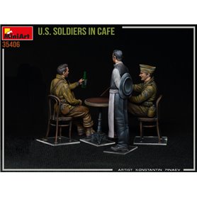 Mini Art 35406 U.S. Soldiers in Cafe