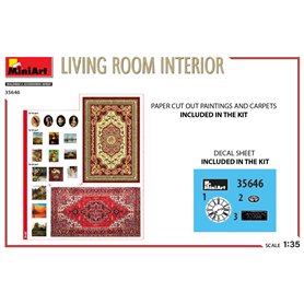 Mini Art 1:35 LIVING ROOM INTERIOR