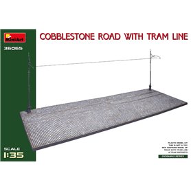 Mini Art 1:35 COBBLESTONE ROAD W/TRAM LINE