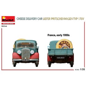 Mini Art 1:35 Liefer Pritschenwagen Typ 170V - CHEESE DELIVERY CAR 