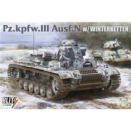 Takom 8011 Pz.Kpfw. III Ausf. N w/Winterketten