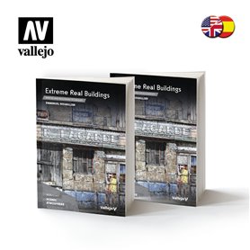Vallejo 75050 Książka EXTREME REAL BUILDINGS - PAINTING AND WEATHERING TECHNIQUES